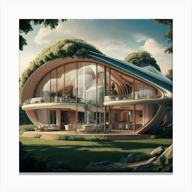 Futuristic House 1 Canvas Print