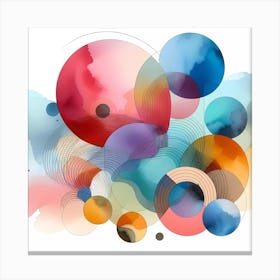 Abstract Watercolor Background 1 Canvas Print