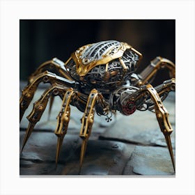 Mechanical Spider Canvas Print