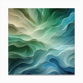 Abstract Wave 1 Canvas Print