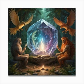 Magic Of Crystals Canvas Print