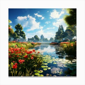 Water Lily 4 Canvas Print