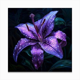 Jeweled Bloom (1) Canvas Print