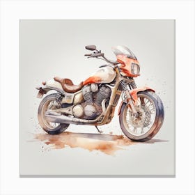 Motorbike Canvas Print