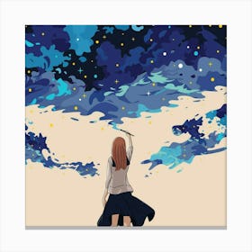 Starry Sky Canvas Print