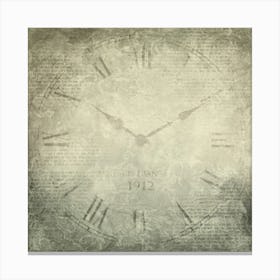 Clock Wall Art Canvas Print