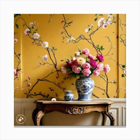 Chinese Wallpaper Canvas Print