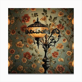 Rococo Lamp Canvas Print