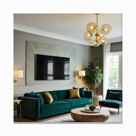 Living Room 2 Canvas Print