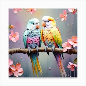 Parrots 1 Canvas Print