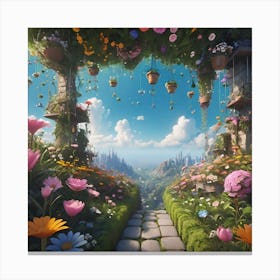 Fairy Garden 2 Canvas Print