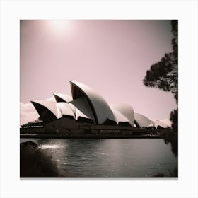Sydney Opera House Minimalistic Line Art Canvas Print