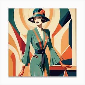 Art Deco 7 Canvas Print