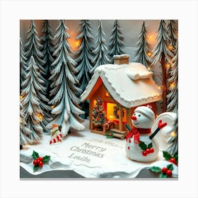 Merry Christmas 1 Canvas Print