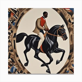 'The Horse And Rider' Canvas Print