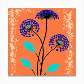 Blue Flowers 2 Canvas Print