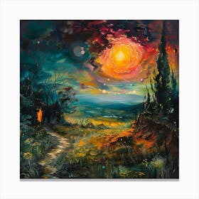 'Sunrise' 4 Canvas Print