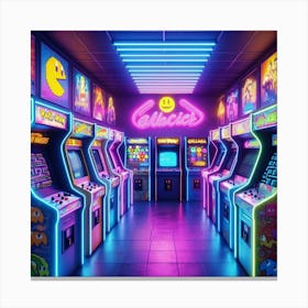 Arcade Game Room 1 Canvas Print