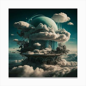 Castle In The Clouds 30 Canvas Print