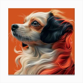 Dog Portrait Canvas Print