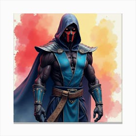 Mortal Kombat Ninja Fighter Concept Art (488) Canvas Print