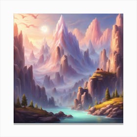 Mountain Landscape 22 Canvas Print