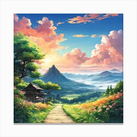 Landscape Painting 26 Canvas Print