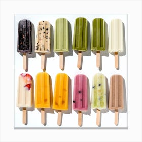 Popsicles 18 Canvas Print