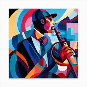 Jazz Musician 73 Canvas Print