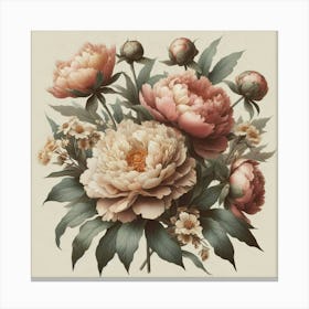 Peonies 7 Canvas Print