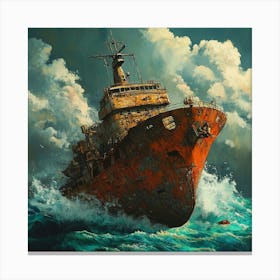 Shipwreck Canvas Print