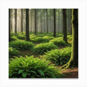 Greenery Canvas Print