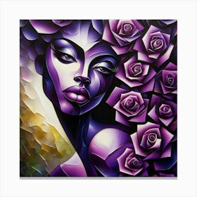 Purple Roses 2 Canvas Print