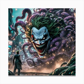 Joker yin Canvas Print