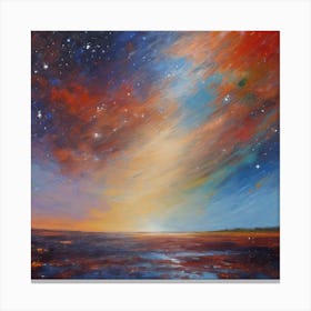 Sky in the Space Canvas Print