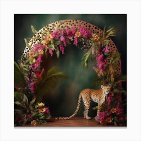 Cheetah In The Jungle Canvas Print