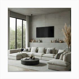 Modern Living Room 144 Canvas Print