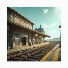 Train Station 2 Canvas Print