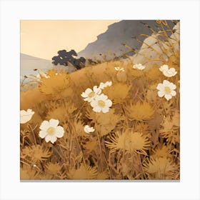 Field Of Flowers Canvas Print