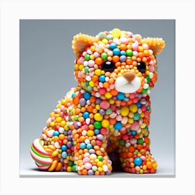 Candy Cat Canvas Print