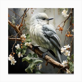 Bird In A Tree Canvas Print