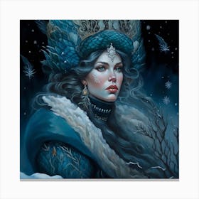 Ice Queen 5 Canvas Print