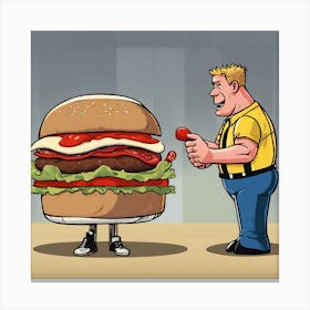 Burger King Canvas Print