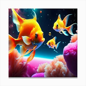 Fishes In The Sea Canvas Print