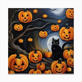 Halloween Pumpkins 17 Canvas Print