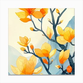 Magnolia Blossoms Canvas Print