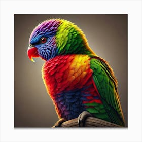 Colorful Parrot 1 Canvas Print