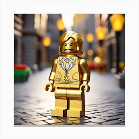 Lego Minifigure Canvas Print