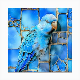 Blue Parrot Canvas Print