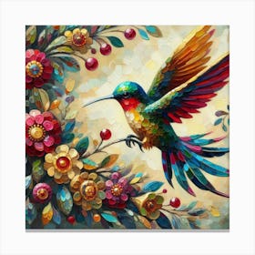 Bird Calibri 2 Canvas Print